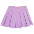 thumbnail image 1 of Bienzoe Girl's Classical Pleated School Uniform Dance Skirt Cassis 6X, 1 of 2
