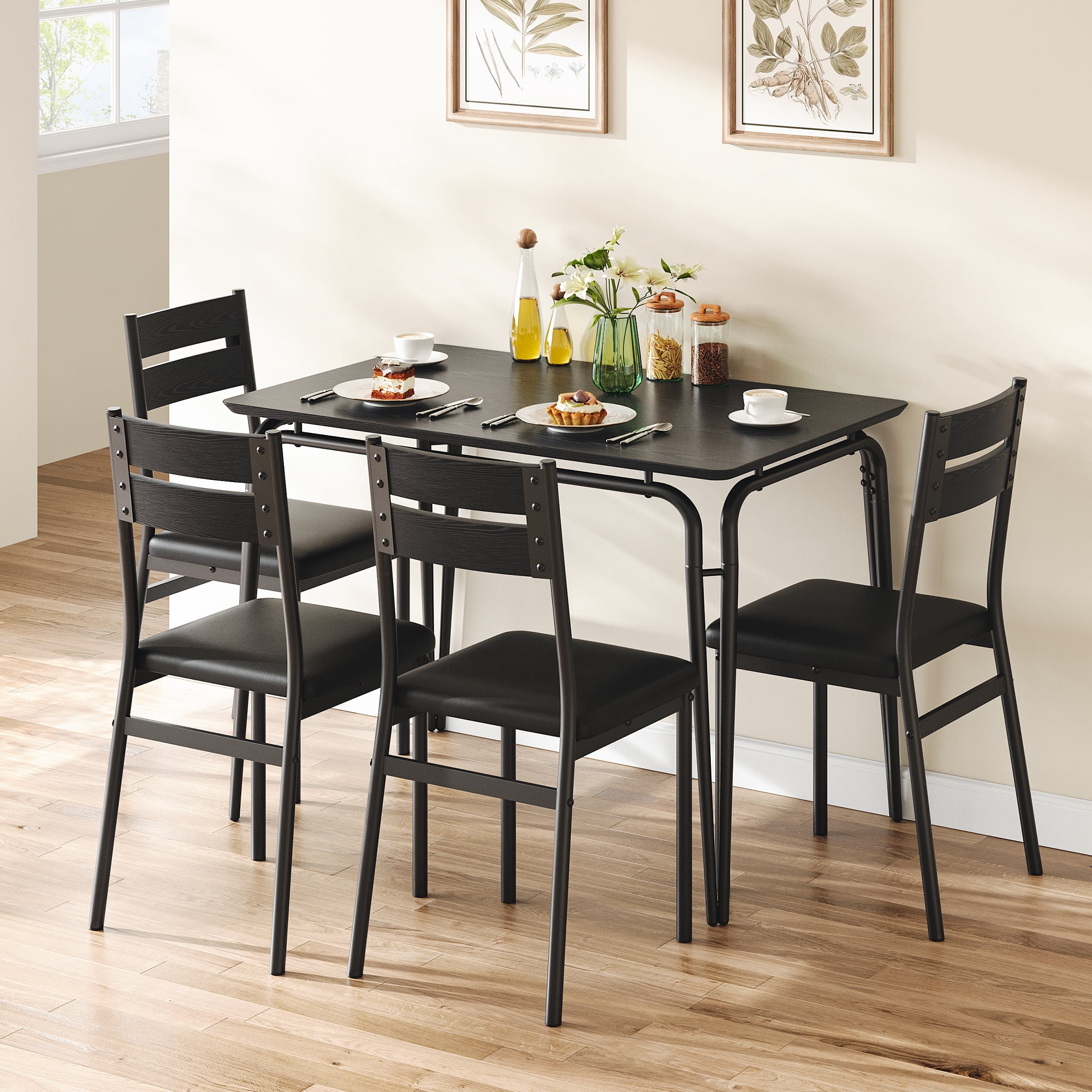 【IDEE】ＭＡＴＩＮ　ＤＩＮＩＮＧ　ＴＡＢＬＥ Dining Table Set for 4, 43.3