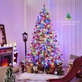 thumbnail image 2 of Costway 7.5 FT Artificial Christmas Tree with  360° Quick Power Connector 1086 Pine Needles, 2 of 10