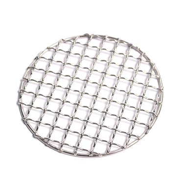 Grill Mesh Sturdy Outdoor Grilling Tool Accessories Firm Food Cooking Meshes Convenient Simple Barbecuing Accessory Barbecue Net for Home Garden Park Round