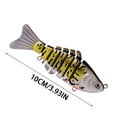 thumbnail image 3 of TIELUTT 7 Segment Fishing Swimbait Saltwater Freshwater Lifelike Fish Attractor for Baitcaster Rods 1 Piece Baitcaster Rod and Reel Combo Baitcaster Combo Rod and Reel Baitcaster Rod Socks Baitcaster, 3 of 5