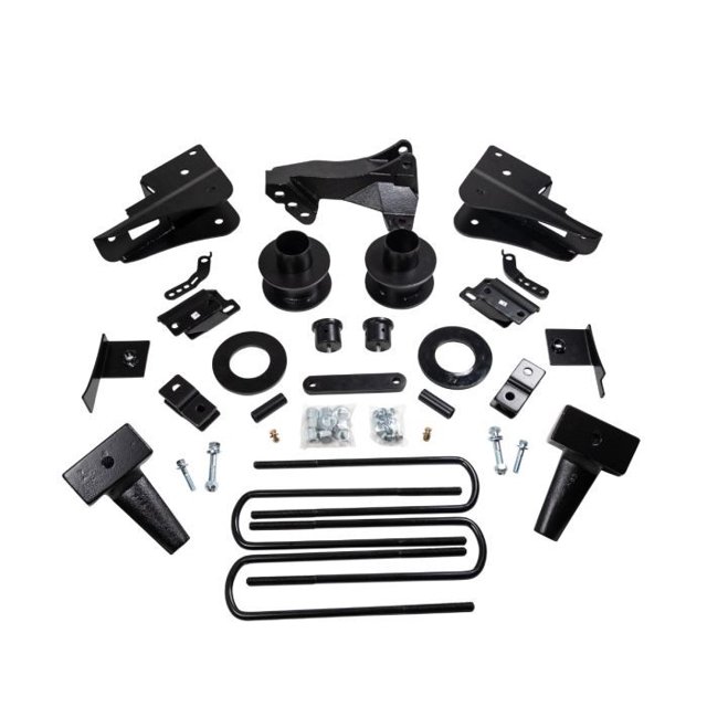 ReadyLIFT Lift Kit Suspension 69-23350 SST Series; 3-1/2 Inch Front Lift; 3-1/2 Inch Rear Lift; Black Components