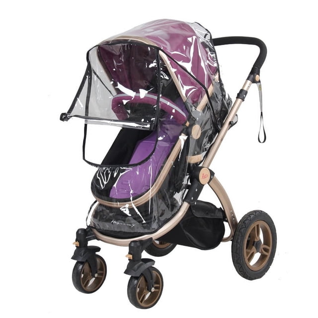 Stroller Rain Cover, Universal Stroller Accessory, Waterproof Rainproof Windproo