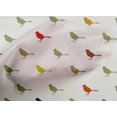 thumbnail image 4 of oneOone Organic Cotton Voile Fabric Artistic Bird Printed Craft Fabric BTY 42 Inch Wide, 4 of 4