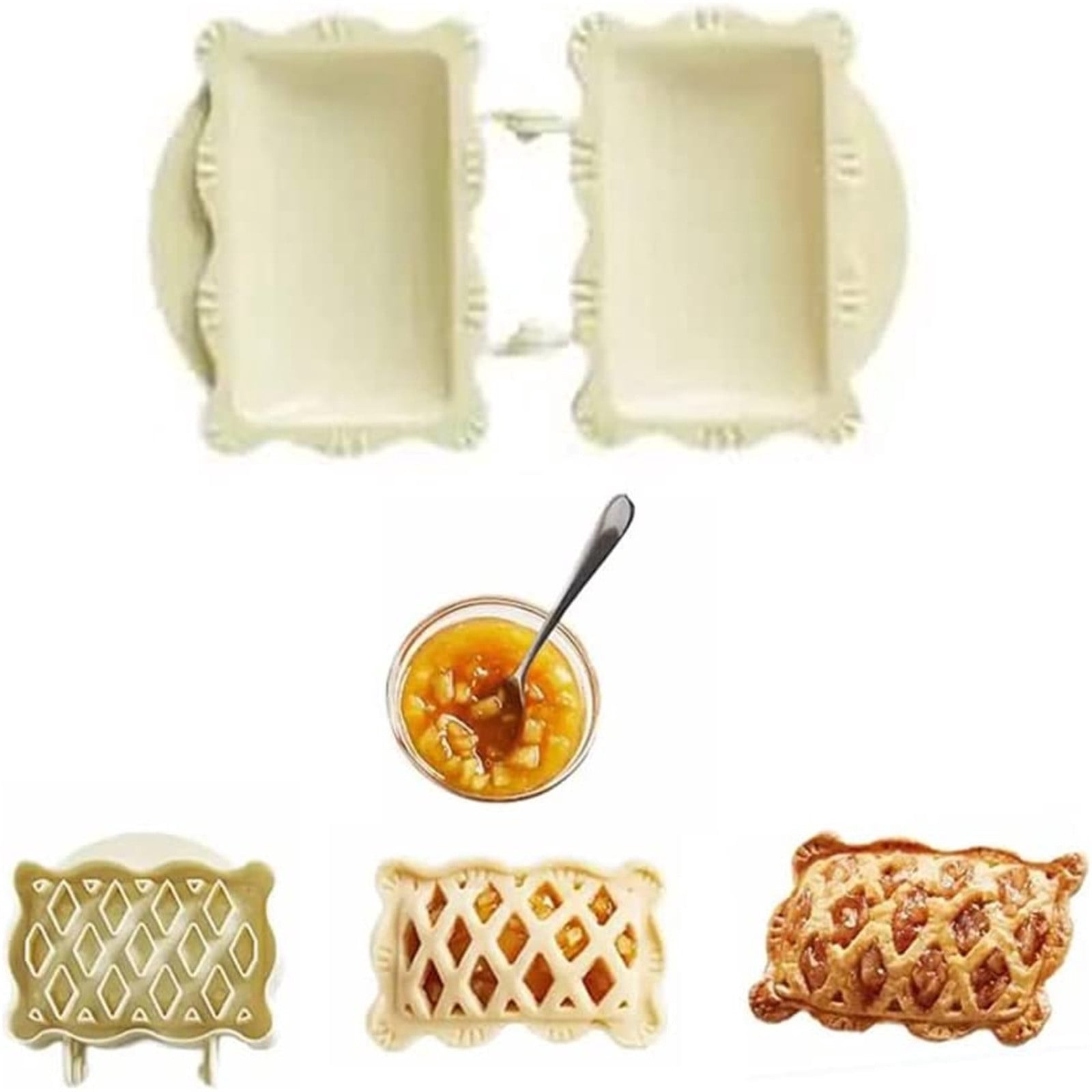 Yhmxh Kitchen Gadgets Kitchen Essentials Fall Hand Pie Molds,Classic Mini Hand Pie Molds, Cottage Pie Set, Hallowee Dough Presser Pocket Pie Molds Kitchen Accessories Kitchen Aid Attachments
