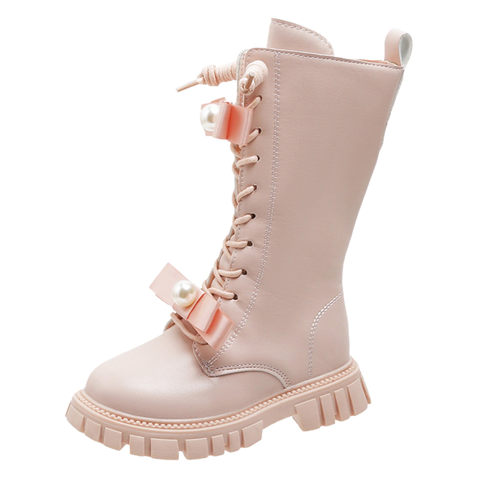 New Winter Style Velvet Children's Style Boots Children's High Leather Boots