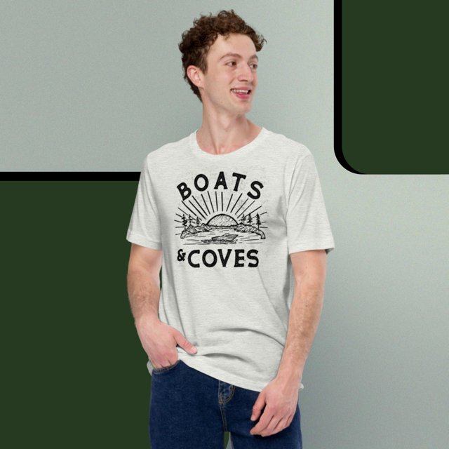 Bateaux et Criques - t-shirt Unisexe