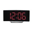 thumbnail image 2 of EGNMCR Table Clock Large Screen LED Curved Screen Alarm Clock Intelligent Electronic Digital Clock For Bedroom Office, Gift, 2 of 6
