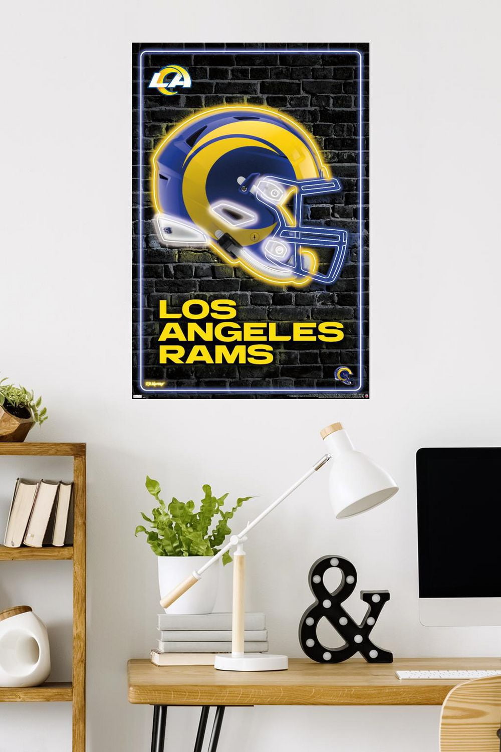 NFL Los Angeles Rams - Casque néon 23