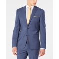 thumbnail image 1 of Dkny Men’s Modern-Fit Stretch Mini-Check Suit Jacket (Navy, 40 T/L39.5), 1 of 3
