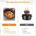 thumbnail image 3 of Doublure en Silicone pour Mijoteuse de 7 à 8 Qt avec Poignée, Réutilisable, Étanche, Résistante à la Chaleur, Passe au Lave-Vaisselle, Doublure de Cuisson pour la Cuisine, 3 of 7