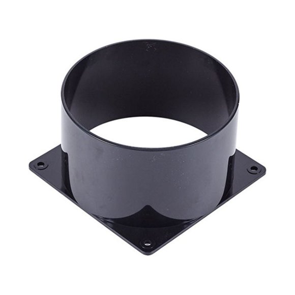 Greenne 75-120Mm Raccord de Bride Murale Abs pour Raccord de Conduit d'Air de Tuyau de Ventilation