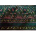 thumbnail image 4 of oneOone Cotton Silk Fabric Leaves & Floral Block Printed Craft Fabric BTY 42 Inch Wide, 4 of 4