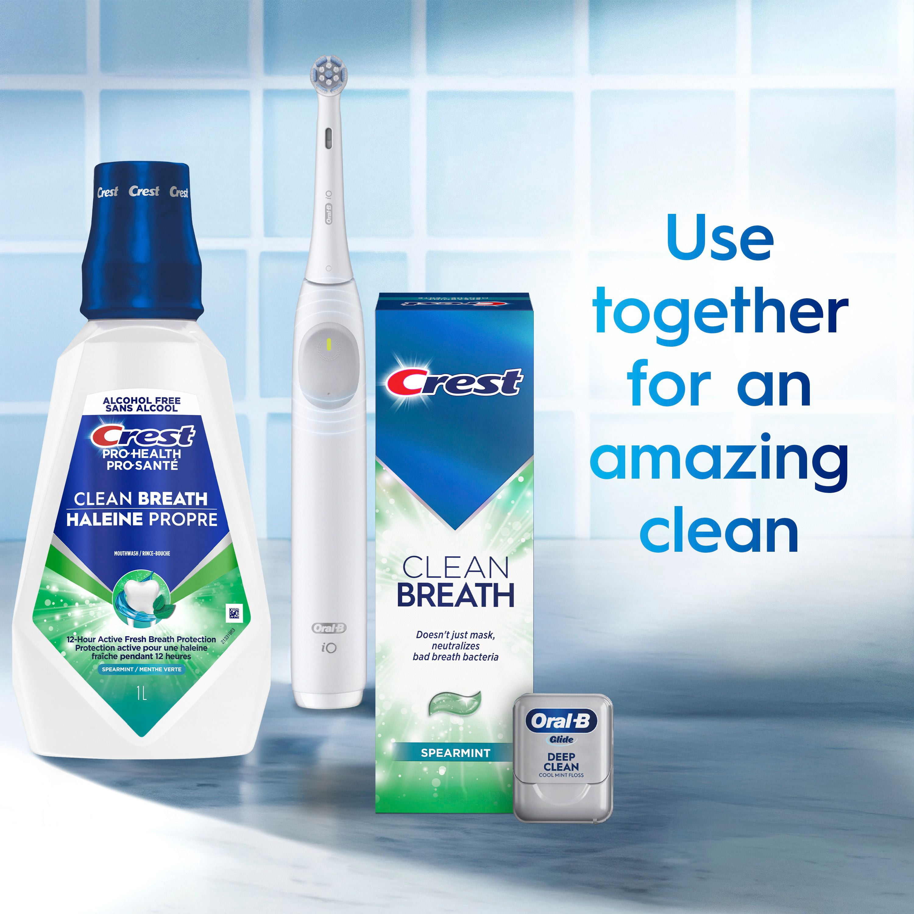 Dentifrice Crest Haleine propre Menthe verte 100 mL : neutralise la mauvaise haleine, protège contre les bactéries, combat la carie, rafraîchit l’haleine, blanchit en douceur