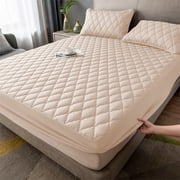 Fwttom Splashproof Laminated Bed Hat Diaper Sheet Mattress Protector No Dusting Bed Cover