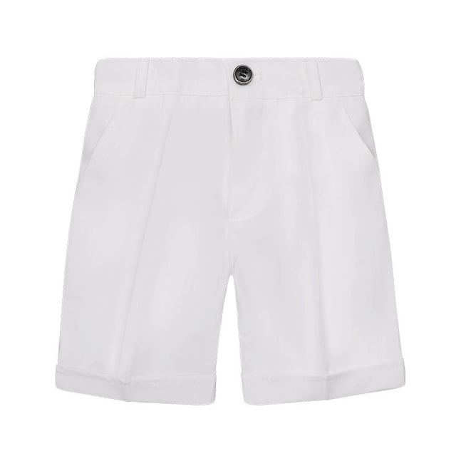 Toddler Boys Dress Shorts Straight Wide Leg Pants Solid Color Pull on Summer Shorts