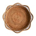 thumbnail image 1 of Bols de Rangement Ronds en Rotin pour Fruits en Osier Bols de Service Tressés Naturels Décoratifs pour Comptoir de Cuisine Indispensables Gadgets de Cuisine 2022 Support Enroulable Pliable Support d'Ustensiles de Cuisine de Camping, 1 of 4