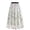 White, variant on Birdeem Womens Spring and Summer New Retro Slim Mesh Embroidery Half-Body Skirt
