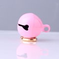 thumbnail image 1 of Pet Collar Bell Dog Collar Bell Cat Collar Bell Pet Pendant Accessories Pet Collar Bell Iron Pet Round One Piece Bell Collar Pendant Accessories With Keyring For Cats And DogsPink, 1 of 1