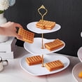 thumbnail image 4 of European Style Multi Tier Dessert Stand, Heart Shaped Cake Stand and Snack Candy Dish, 4 of 6