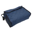 thumbnail image 2 of Walker Side Storage Bag, Quilted Cotton Wheelchair Hanging Storage Bag Waterproof  For Scooter Navy Blue, 2 of 8