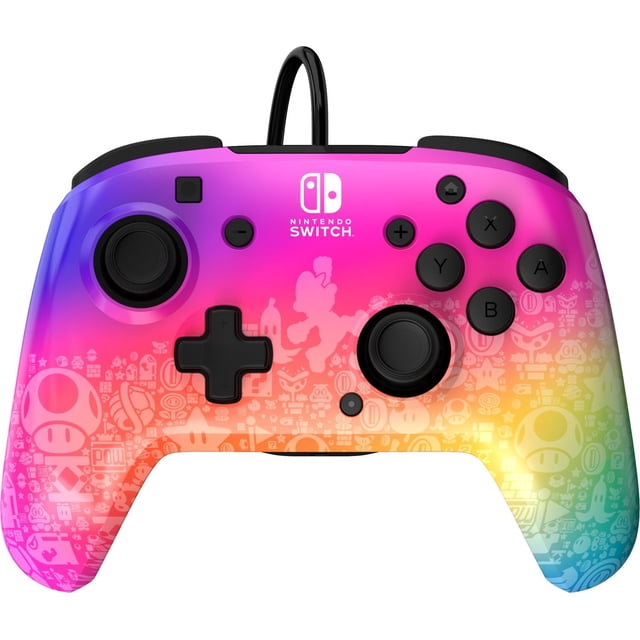 PDP REMATCH Wired Controller: Star Spectrum - Nintendo Switch, & Nintendo Switch - OLED Model
