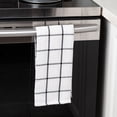thumbnail image 3 of Fabstyles Cotton Solo Waffle Weave Kitchen Towels, Extra Large Dish Cloths, Super Absorbent and Quick Dry Tea Towels with Hanging Loop, 18x28 Inches, Set of 4, 3 of 4