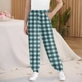 thumbnail image 1 of Cowsor Girls Graphic Print Sweatpants Athletic Drawstring Joggers Cute Track Pants with Pockets for Kids, 1 of 6
