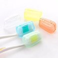 thumbnail image 4 of Mefallenssiah 5 Piece Set Portable Travel toothbrush Cover Wash Brush Cap Case Box, 4 of 8