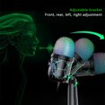 thumbnail image 4 of HLONK Gaming USB Microphone for PC PS5  Condenser Mic with Qui Mute  RGB Indicator  Tripod d  Pop Filter  Sho Mount  Gain Control for Streaming Discord Twitch Podcasts Videos, 4 of 10