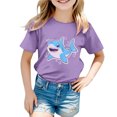 thumbnail image 1 of TZEWGL Tees For Child Cute Graphic Short Sleeve Ocean Print Clothes For Toddlers size 6-7T, 1 of 3