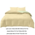thumbnail image 2 of H 4 Piece Bedding Set Includes Comforter Cover Flat Sheet And Pillowcases For Standard Queen Size Bed Soft Breathable Polyester Material Easy Care Machine Washable Weight 1.98 Pounds, 2 of 6