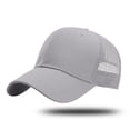thumbnail image 2 of Aocisk Structured Trucker Baseball Cap Adjustable Six Panel Design Bulk Pack Snapback Hat Grey One Size, 2 of 3