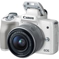 thumbnail image 2 of Canon EOS M50 Mirrorless Digital Camera with 15-45mm and 55-200mm Lenses Bundle(International Model), 2 of 7