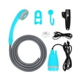thumbnail image 1 of relayinert ABS Camping Essentials Rechargeable And Portable Outdoor Shower Stay Clean On Adventures Compact black blue, 1 of 6