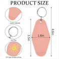 thumbnail image 3 of 40 PCS Hotel Keychain Blank with Key Rings, 20 Colors Plastic Rhombus Motel Keychain, Sublimation Keychain Blanks,40 * Hotel Keychain Blank,Multicolor, 3 of 7