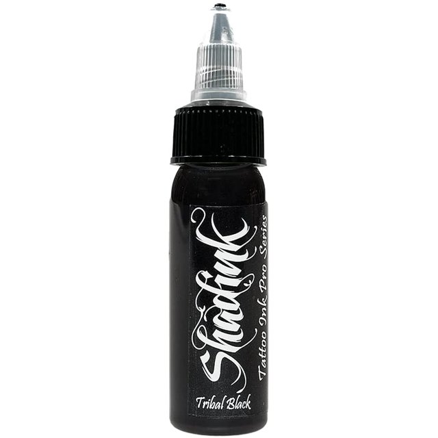 Shadink Tribal Black Tattoo Ink Professional Tattooing Inks for Color Portrait, Black & Gray Style