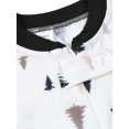 thumbnail image 4 of Family Matching Christmas Pajamas Set, Christmas Tree Print Long Sleeve Tops Long Pants Sleepwear Set, 4 of 8