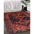 thumbnail image 2 of Ahgly Company Tapis d'Intérieur Rectangulaire Traditionnel Brun Châtaignier, 5' x 7', 2 of 6