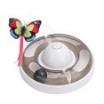 thumbnail image 3 of Jouet Électrique pour Chat Interactif Amusant avec 2 Papillons Rotatifs, 3 of 9