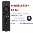 thumbnail image 2 of Replacement Voice Remote Control (2nd GEN) L5B83H with Power and Volume Control Fit for 2nd Gen Fire TV Cube and Fire TV Stick, 2 of 5
