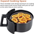 thumbnail image 4 of Oleegame 1PC Stainless Steel Stackable Dehydrator Rack 3 Pack Air Fryer Basket Tray Air Fryer Accessories Silver, 4 of 8
