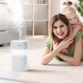 thumbnail image 2 of Mini Air Purifier Humidifier with Colorful Night Light, Ultrasonic Cool Mist for Bedroom and Desk, Silent Operation, Adjustable Mist Output and Auto ShutOff for Home Use, 2 of 7
