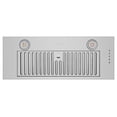thumbnail image 1 of Hauslane Chef Series IN-R100 30 inch Built-In Recessed Stove  Range Hood  120 Volts Compact Stainless Steel 3 Speed Kitchen Exhaust Fan with Light Dishwasher-Safe Baffle Filter 6" Duct, 1 of 11