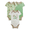 Roar Means I Love You, variant on Baby Kiss Baby Boy Bodysuits, 3-Pack, Short Sleeve, Newborn-9 Months