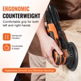 thumbnail image 4 of VEVOR Random Orbital Sander 6'' Palm Sander 10000 PRM 10 PCS Sandpapers 6 Speeds, 4 of 9