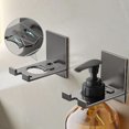 thumbnail image 3 of Shower Gel Bottle Rack Hook, Punch Free Wall Mount Self Adhesive Shampoo Bottle Holder  for Dish Soap, 3 of 7