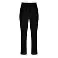 thumbnail image 4 of RXIRUCGD Men's Fashion Drawstring Elastic Waist Solid Color Casual Length Pants, Black, Size: M, 4 of 6