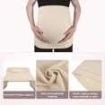 thumbnail image 3 of Vocoste Bandes Ventrales pour Femmes Enceintes TTG Beige Nylon 2 Pcs, 3 of 6