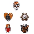thumbnail image 3 of Maytalsory Exquisite And Fashionable Halloween Enamel Pin Brooch Gift For Gothic Jewelry Enthusiasts Pumpkin Skeleton 1Set, 3 of 6